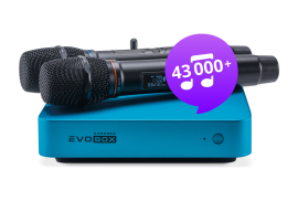 Караоке-система для дома EVOBOX Plus [Ocean] с микрофонами SE-201 D