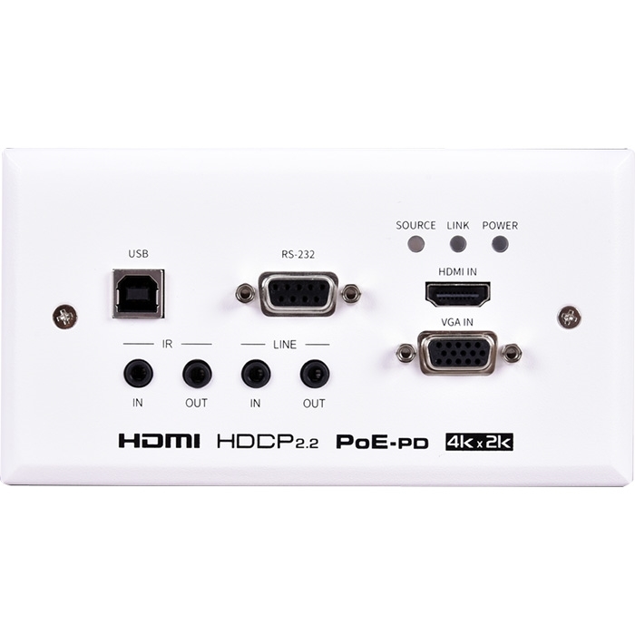 Стенная панель-передатчик сигналов HDMI И ИК. Передатчик KVM Switch HDMI по витой паре. Cypress Ch-u331tr. Ch-u331tr.